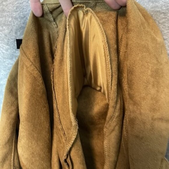 Notations Women Western Cowboy Ruffle Faux Suede Lightweight Jacket Top 2X Plus - Picture 6 of 11